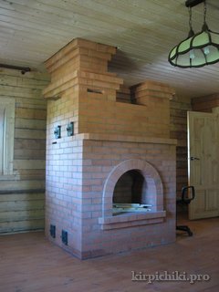 печь-камин для дома