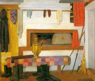 Русская печь в картинках.