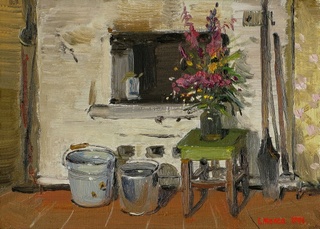 Молев Е. Б. - Русская печь, этюд 2008