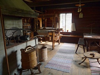 Финский дом с печью.