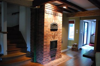 финская печь - облицовка и отделка, кладка