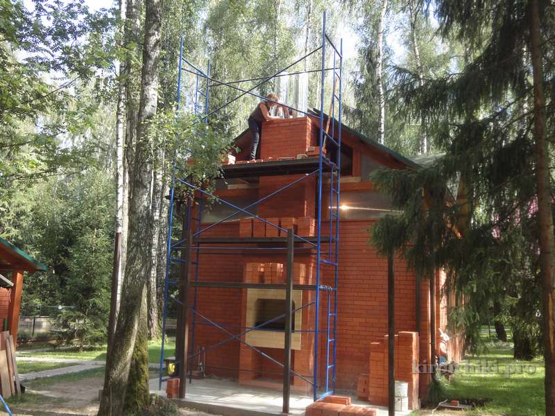Работа на лесах