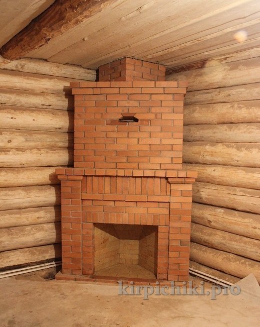Угловой камин