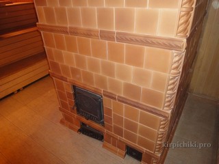 Изготовление изразцов.