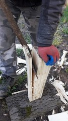 В тот момент мы не знали на сколько трудоемкий процесс изготовления дранки