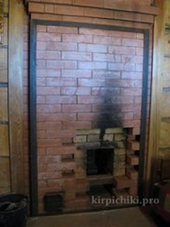 Ремонт кирпичной банной печи.