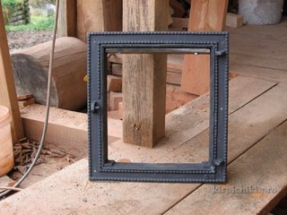 Финская печная дверка SVT-410. Ремонт печей.