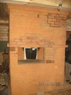 Ремонт арки шестка русской печи