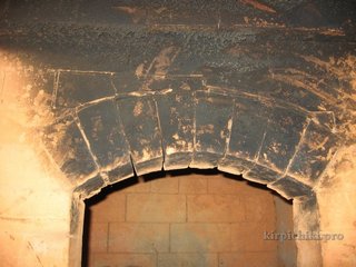 Ремонт арки устья русской печи.