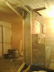 Штукатурка после ремонта печи шведки